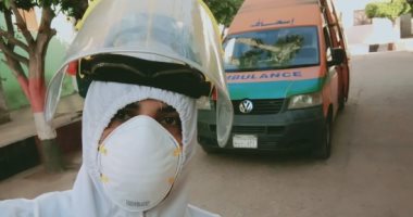 الجيش الأبيض.. "مدحت" مسعف بالمركز الرئيسى بكفر الشيخ في مواجهة كورونا