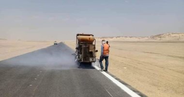 جهاز التعمير بالمنيا: بدء أعمال تخطيط طريق دير الأنبا صمويل بعد انتهاء الرصف
