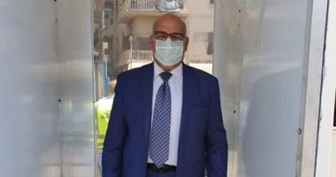 صور.. توفير بوابات تعقيم بمشروع تطوير مثلث ماسبيرو لحماية العاملين