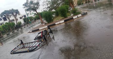 سرعة الرياح تتسبب فى قطع الكهرباء عن عدة مناطق بالوادى الجديد