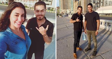 أبو هشيمة وياسمين صبرى فى جولة قبل الإفطار على كورنيش الإسكندرية.. صور