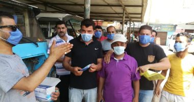 محافظ المنوفية يتفقد التزام السائقين والركاب بإرتداء الكمامات 