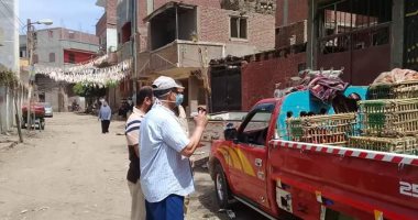 مدينة تلا تفض سوق قرية كفر بتبس منعا للتزاحم بسبب فيروس كورونا
