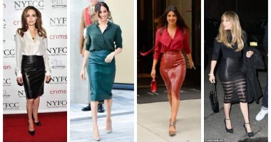 ميجان ماركل وبريانكا شوبرا اختاروا المونوكورم..إزاى تلبسى الـ Pencil Skirt؟