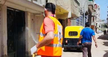 استمرار حملات التطهير والتعقيم بمراكز ومدن كفر الشيخ