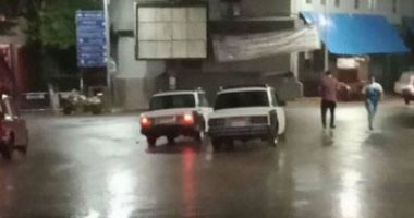 قارىء يشارك بصورة الأمطار الرعدية فى محافظة أسيوط