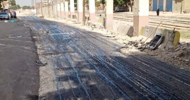 صور.. رفع كفاءة الطرق بـ3 أحياء فى الإسكندرية