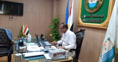 جامعة أسوان تواصل عقد مجلسها عبر الفيديو كونفرانس