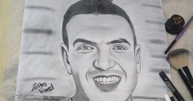 "زهراء" تظهر موهبتها برسومات لأبرز المؤثرين فى المجتمع المصرى.. أولهم "المنسى"