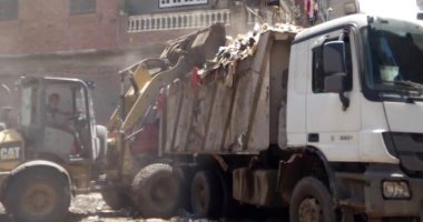 رفع 250 طن قمامة وإزالة مخالفات بناء فى المهد بطنطا
