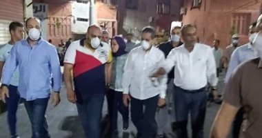 محافظ الغربية يتفقد أعمال الرصف بمنطقة أبو شاهين بالمحلة الكبرى