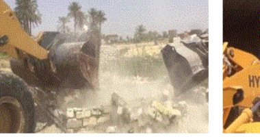 حملات مكبرة بأسوان تسفر عن إزالة 627 حالة تعد على أراض أملاك الدولة