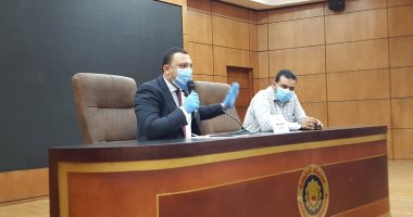 تكثيف الإجراءات الاحترازية بديوان عام محافظة الدقهلية لمواجهة فيروس كورونا