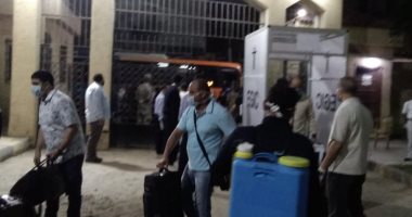 المدينة الجامعية بكفر الشيخ تستقبل 182 مواطن مصرى من العالقين بالسعودية.. صور
