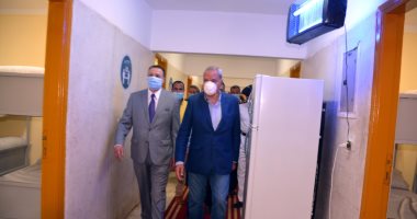 محافظ القليوبية يتفقد المدن الجامعية استعدادا لاستقبال المصريين العائدين من الخارج