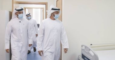 ولى عهد أبوظبى: حريصون على تعزيز قدرات القطاع الصحى لمواجهة كورونا..صور