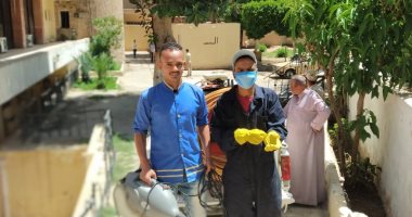 الطب البيطرى بالأقصر: رش وتعقيم واجهات المنازل والمحلات بالشوارع لمواجهة كورونا