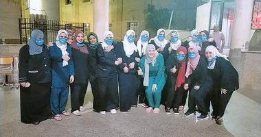 سلبية تحاليل الفوج الثالث من الطاقم الطبى بالحجر الصحى فى كفر الزيات.. صور