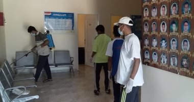 حملة تعقيم بمراكز شباب الروضة والشهداء وقاطية وبئر العبد بشمال سيناء