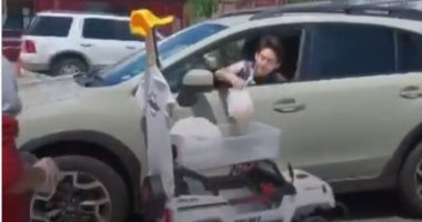 مطعم أمريكى يستخدم نادل إلكترونى للالتزام بالتباعد الاجتماعى.. فيديو 