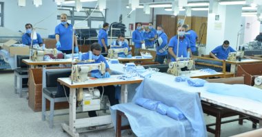 مصر للطيران تشارك َالتضامن فى تصنيع 5000 قطعة قماش مستلزمات لمستشفيات العزل