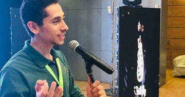 طالب من الغربية يبدع فى الإنشاد.. محمود: اكتشفت موهبتى فى سن 12 سنة.. صور