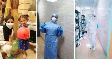 إحدى بطلات الجيش الأبيض تروى قصص الكفاح والمحبة فى مستشفى عزل ملوى.. سمية بدر: كان نفسى أكون ضمن أول دفعة انضمت لفريق الحجر الصحى بمغاغة.. وتؤكد: أبلغت والدى بأننى مستمرة فى العمل.. وهذه قصتى مع الطفلة مريم