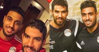 أحمد الشناوي يرحب بشريف إكرامي في بيراميدز بصورة من معسكر الفراعنة
