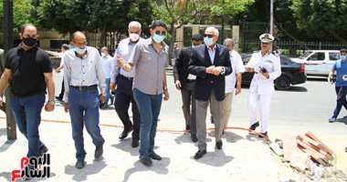 محافظ الجيزة يتفقد محيط حديقة الحيوان وميدان النهضة لمتابعة إجراءات العيد.. صور