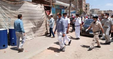 صور.. تحرير 21 محضر مخالفة قرار الحظر أول أيام العيد ببلبيس بالشرقية