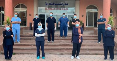 صور ..أجواء احتفالية بالعيد فى معسكر "أبو قير" ارتفاع متعافين كورونا لـ360