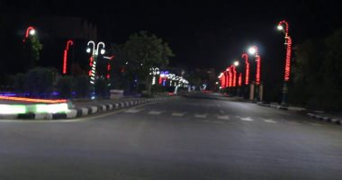 التزام أهالى الوادي الجديد بقرار حظر التجول فى ثانى ايام عيد الفطر .. صور