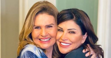 جومانا مراد فى صورة مع يسرا من "خيانة عهد": "عهد وشيرين وحشونى أوى"