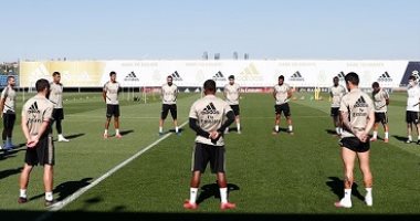 مران ريال مدريد الإسبانى كامل العدد بعد غياب 82 يوما
