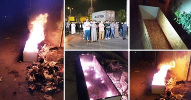 تفاصيل إشعال النيران فى نعش عقب نقل جثمان متوفاة جراء كورونا بالمحلة.. مستشفى العزل:تم تغسيل الجثة وتكفينها بكفن 3 طبقات وأداء صلاة الجنازة.. ووكيل الصحة: حرق النعش الخشبى إجراء احترازى للحد من انتشار الفيروس