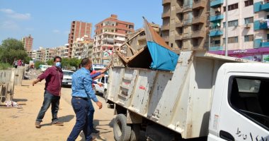 محافظ القليوبية يقود حملة لتطهير كبارى الرياح التوفيقى ببنها من الإشغالات.. صور