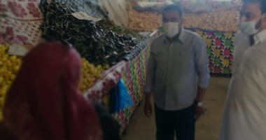 محافظ مطروح يتفقد المعرض اللوجيستى لبيع الخضر والفاكهة.. صور