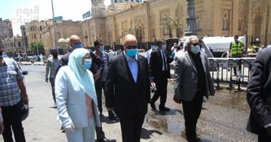 محافظ القاهرة يقود حملة تطهير وتعقيم بحى السيدة زينب