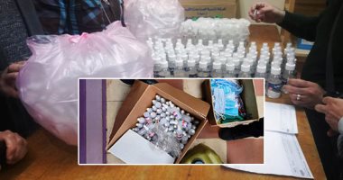 "لصوص فى زمن الكورونا".. الجشع يدفع ضعاف النفوس للغش فى مواد ومستلزمات الحماية الصحية.. تموين الغربية تضبط مصنعا وورشة لتصنيع الكمامات من خامات غير مطابقة للمواصفات.. ومصادرة 2000 لتر كحول إيثيلى مسرطن بطنطا