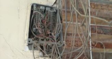 قارئ يشكو انقطاع خدمة التليفون الأرضى والإنترنت بسبب تهالك التوصيلات بفيصل
