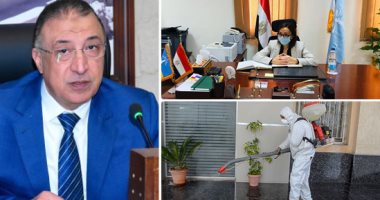 ماذا يحدث داخل ديوان عام الإسكندرية بعد إصابة رئيس وحدة الإزالات بكورونا.. المحافظ: أنا بصحة جيدة ولست مخالطا له.. ونائب المحافظ ينفى عزله بالمنزل ويؤكد: أباشر عملى بشكل طبيعى..والسكرتير المساعد: تحاليلى سلبية