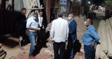  محافظ القليوبية يحيل صاحب بناء مخالف للنيابة العسكرية ومحاضر لمخالفى الحظر 