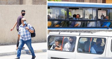 صور.. التزام المواطنين بارتداء الكمامات مع أول يوم تطبيق للحماية من كورونا.. "الكمامة" تتصدر مواقف السيارات والسكة الحديد والمترو.. وزير النقل يتفقد محطتى مصر والشهداء لمتابعة الالتزام بالقرار