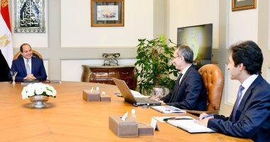 السيسى يوجه فى لقائه مع رئيس الوزراء ووزير الاتصالات باستمرار تطوير خدمات وبنية الإنترنت
