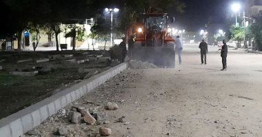 رئيس مدينة البياضية يعلن رفع 36 طن مخلفات بمنطقة أبو دومة وشارع الذهبى
