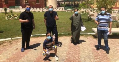خروج 4 حالات جديدة بعد تعافيها من كورونا بالمدينة الجامعية بببنى سويف