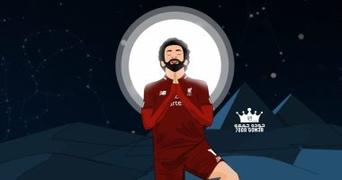 "جمعة" يشارك صحافة المواطن بلوحات وبورتريهات ديجيتال والبداية مع صلاح