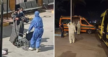"وقل رب ارحمهما".. تحدى كورونا وحمل والدته المصابة لإدخالها الحجر بقها.. حمادة: "هارمى نفس فى النار بدون تفكير لإنقاذ أمى".. ويؤكد: "حياتى مش فارقة أهم حاجة أنجدها".. ويشيد بالطاقم الطبى: "بيعاملوها كأمهم"
