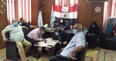 صور .. وكيل صحة كفر الشيخ تناقش البرتوكول الجديد لكورونا ومستشفيات العزل الجديد