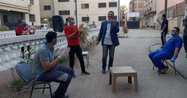 حفل غنائى بمستشفى العزل بالشرقية لرفع الروح المعنوية للفرق الطبية والمرضى..صور